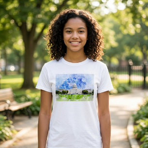 Hauptstadt der Staaten in Washington DC T-Shirt