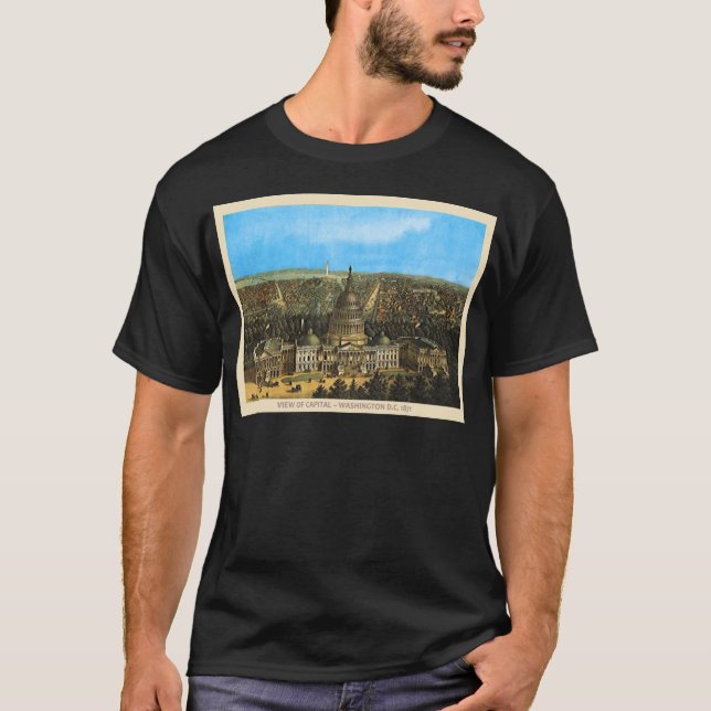 Hauptstadt der Vintagen Staaten T-Shirt (Vorderseite)