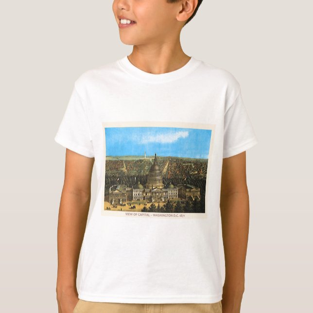 Hauptstadt der Vintagen Staaten T-Shirt (Vorderseite)