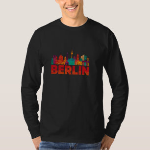 Hauptstadt Deutschland Berlin mit Sehenswürdigkeit T-Shirt