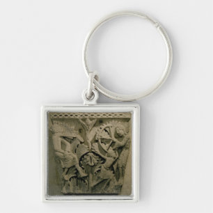 Hauptstadt, die einen Mann schießt einen Pfeil in Schlüsselanhänger