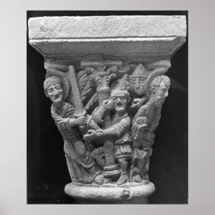 Hauptstadt einer Spalte Poster