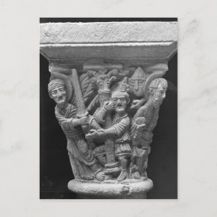 Hauptstadt einer Spalte Postkarte