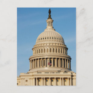 Hauptstadt Gebäude bei Dämmerung angeschossen Postkarte