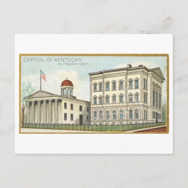 Hauptstadt Gebäude in Frankfort, Kentucky Vintag Postkarte (Vorderseite)