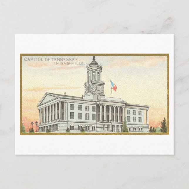Hauptstadt Gebäude in Nashville, Tennessee Postkarte (Vorderseite)