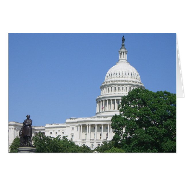 Hauptstadt Gebäude in Washington DC (Vorderseite (Horizontal))