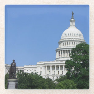 Hauptstadt Gebäude in Washington DC Glasuntersetzer