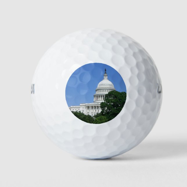 Hauptstadt Gebäude in Washington DC Golfball (Vorderseite)