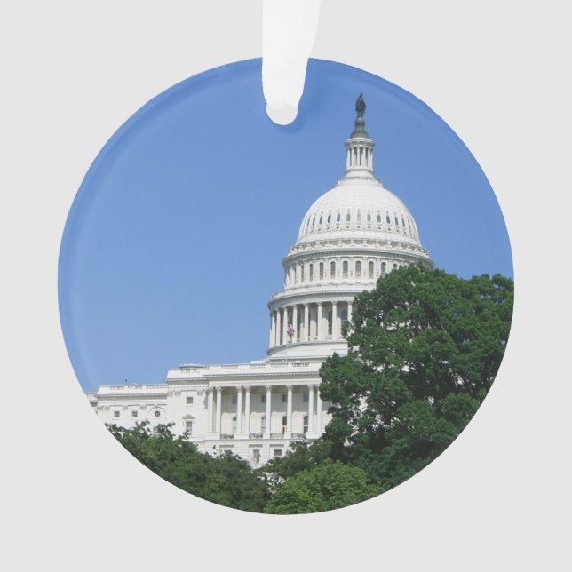 Hauptstadt Gebäude in Washington DC Ornament (Vorderseite)
