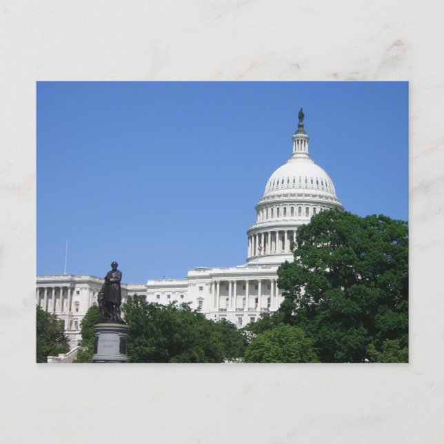 Hauptstadt Gebäude in Washington DC Postkarte (Vorderseite)