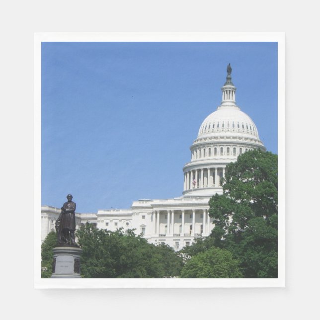 Hauptstadt Gebäude in Washington DC Serviette (Vorderseite)