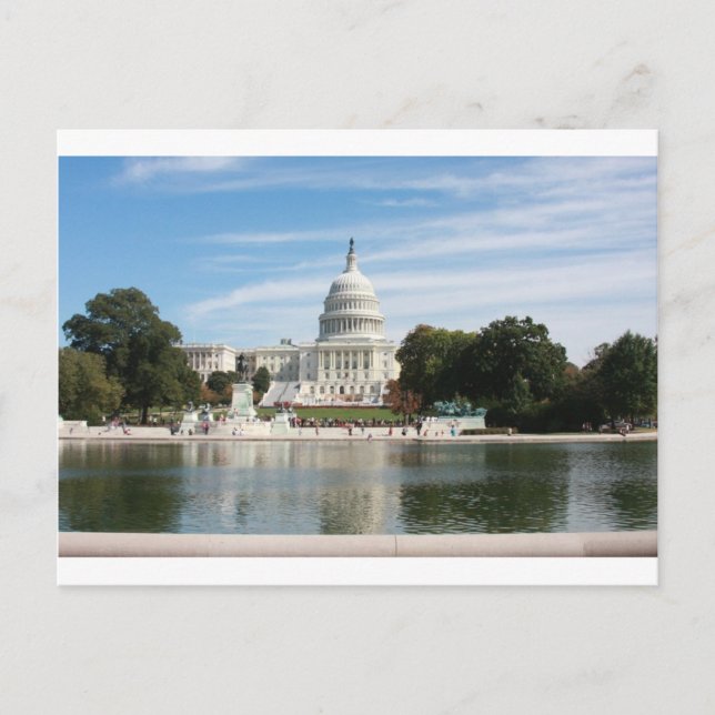 Hauptstadt Gebäude Postkarte (Vorderseite)