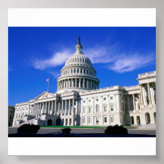 Hauptstadt-Gebäude-Washington-DC Poster