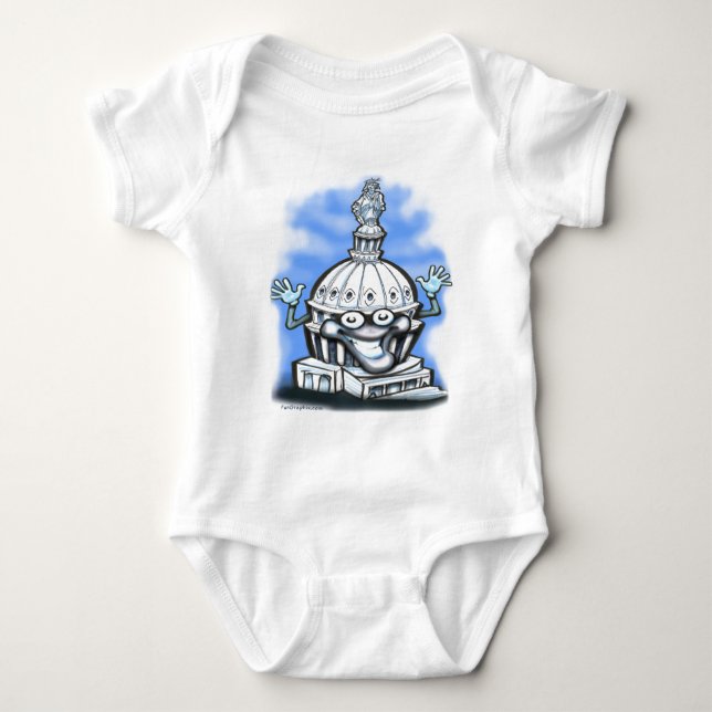 Hauptstadt Hill Baby Strampler (Vorderseite)
