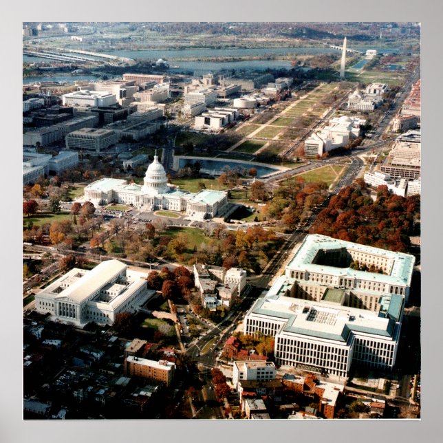 Hauptstadt Hill DC Poster (Vorne)