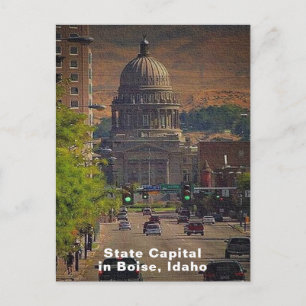 Hauptstadt in Boise, Idaho Postkarte