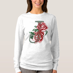Hauptstadt J floral monogramm T-Shirt