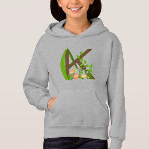 Hauptstadt K florale Monogramm Hoodie
