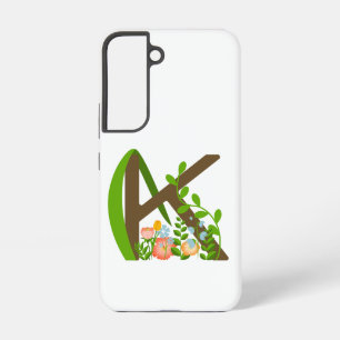 Hauptstadt K florale Monogramm Samsung Galaxy Hülle