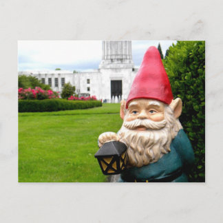 Hauptstadt Lawn Gnome Postkarte