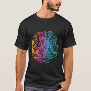 Hauptstadt Letter J Initial Extravagant Vintag Ret T-Shirt