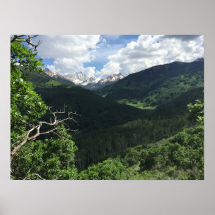 Hauptstadt Peak, Colorado Poster