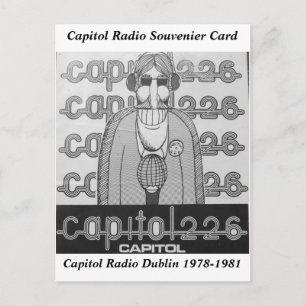 Hauptstadt Radio Dublin Irland Souvenier Postkarte