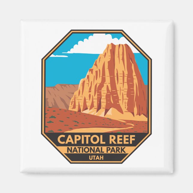 Hauptstadt Reef Nationalpark Cathedral Loop Magnet (Vorne)