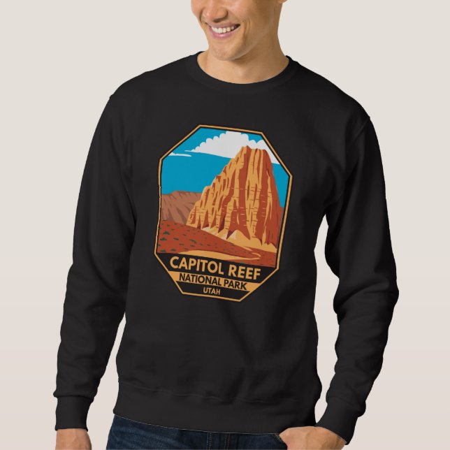 Hauptstadt Reef Nationalpark Cathedral Loop Sweatshirt (Vorderseite)