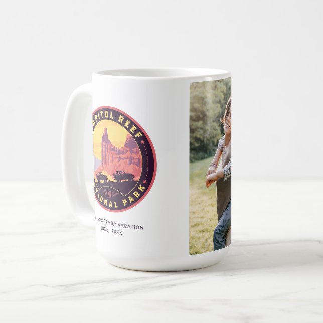 Hauptstadt Reef Nationalpark Kaffeetasse (Vorderseite Links)