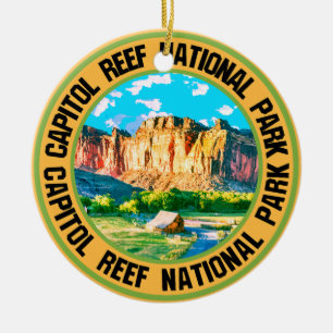 Hauptstadt Reef Nationalpark Keramik Ornament