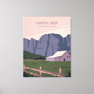 Hauptstadt Reef Nationalpark Leinwanddruck