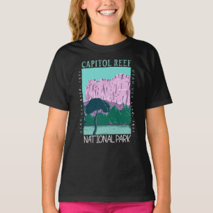 Hauptstadt Reef Nationalpark Utah Distressed Retro T-Shirt