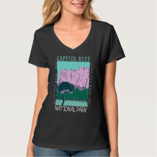 Hauptstadt Reef Nationalpark Utah Distressed Retro T-Shirt