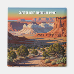 Hauptstadt Reef Nationalpark Utah Travel Magnet