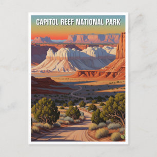 Hauptstadt Reef Nationalpark Utah Travel Postkarte