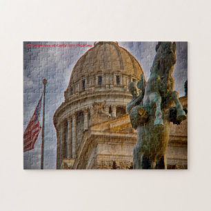 Hauptstadt Stadt Oklahoma. Jigsaw Puzzle