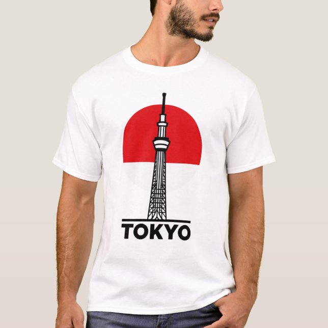 Hauptstadt Tokio Japan T-Shirt (Vorderseite)