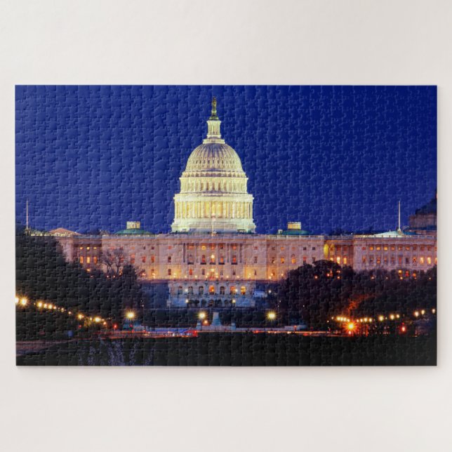 Hauptstadt Washington DC United Staaten in Dusk Puzzle (Horizontal)