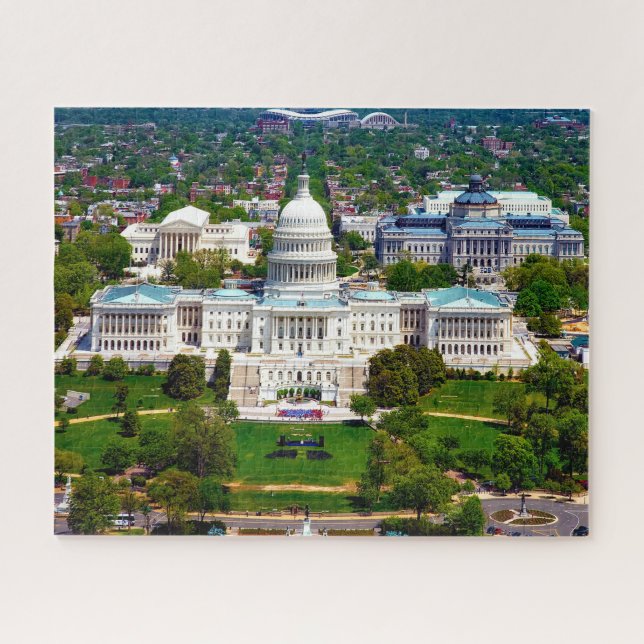 Hauptstadt Washington. Puzzle (Horizontal)