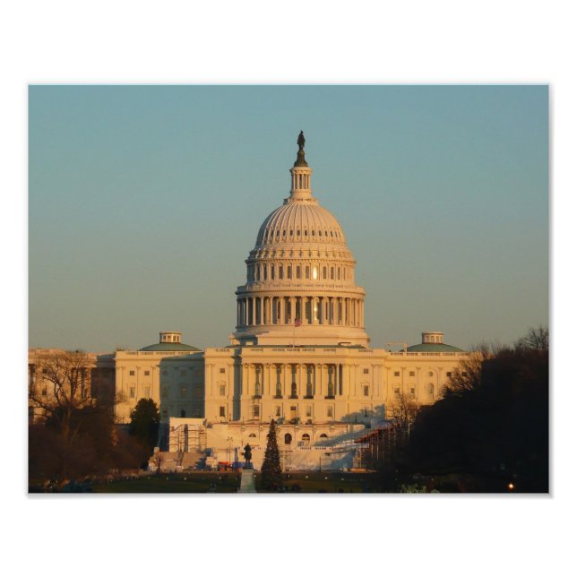 Hauptstadt zu Weihnachten - Washington DC Urlaub Fotodruck (Vorne)