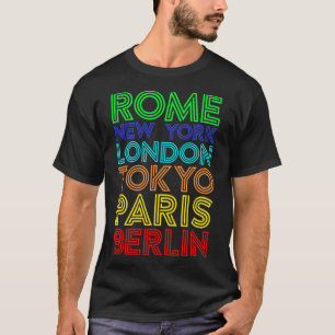 Hauptstädte T-Shirt