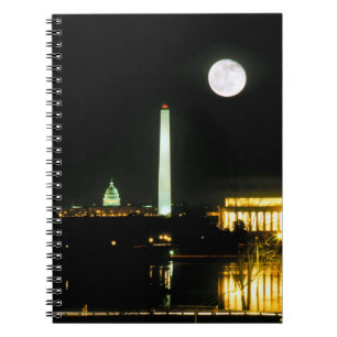 Hauptstadts-Gebäude, Lincoln Memorial, Washington Notizblock