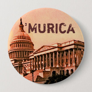 Hauptstadts-Gebäude-Washington DC Murica Amerika Button