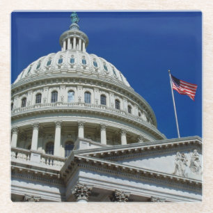 Hauptstadts-Gebäude, Washington, USA Glasuntersetzer