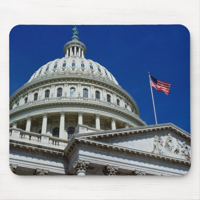 Hauptstadts-Gebäude, Washington, USA Mousepad (Vorne)
