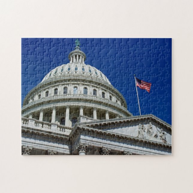 Hauptstadts-Gebäude, Washington, USA Puzzle (Horizontal)