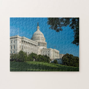 Hauptstadts-Gebäude-Westansicht Puzzle