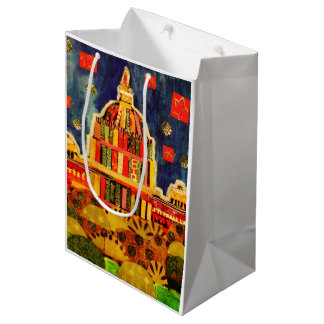 Hauptstadts-kundenspezifische glatte mittlere geschenktüte